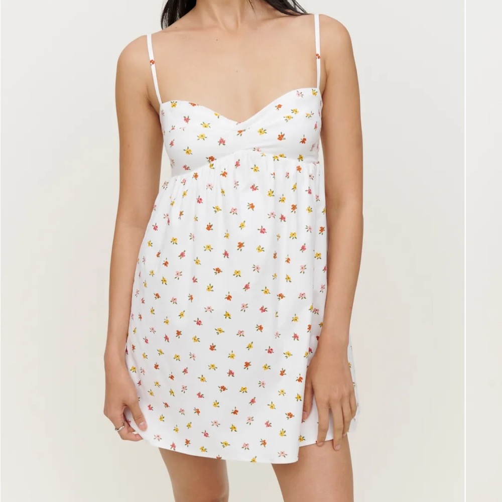 Reformation cox mini dress size 8